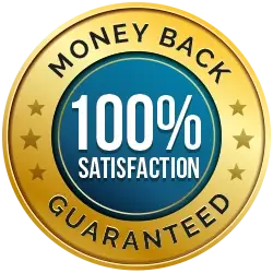 100% satisfaction guarantee